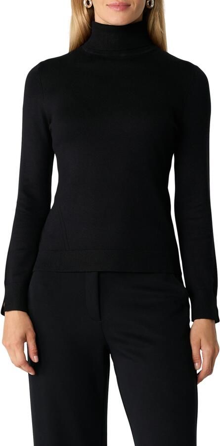 Comma Gebreide trui met mouwsplitten - Foto 4