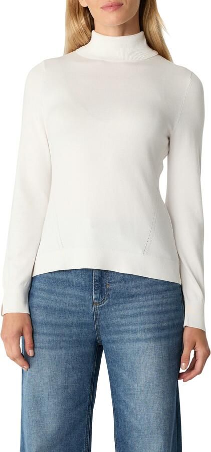 Comma Gebreide trui met mouwsplitten - Foto 4