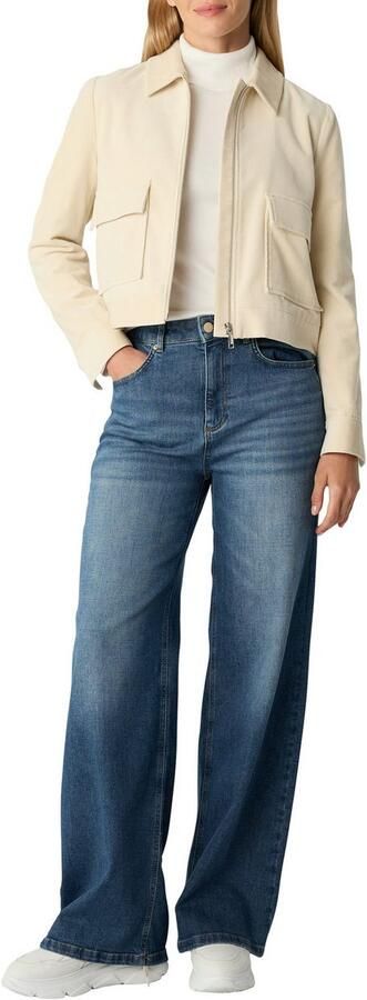 Comma Gebreide trui met mouwsplitten - Foto 2