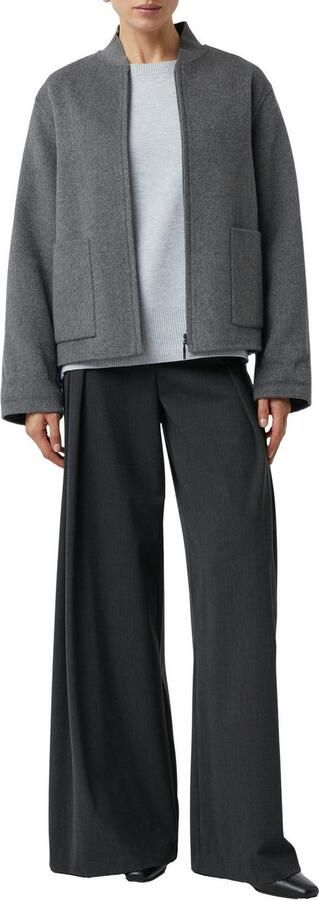 Comma Gebreide pullover van viscosemix met ronde hals - Foto 2