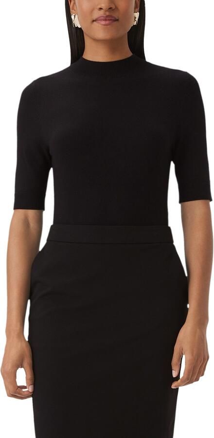 Comma Gebreide trui met turtleneck halfarm - Foto 3