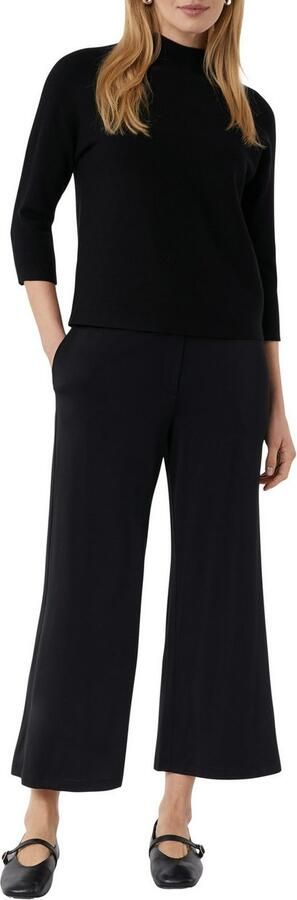 Comma Gebreide pullover met opstaande kraag en 3 4-mouwen - Foto 2