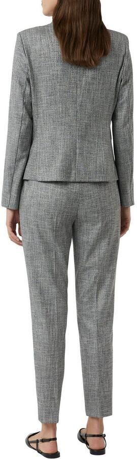 Comma Slim fit blazer met reverskraag en paspelzakken - Foto 3