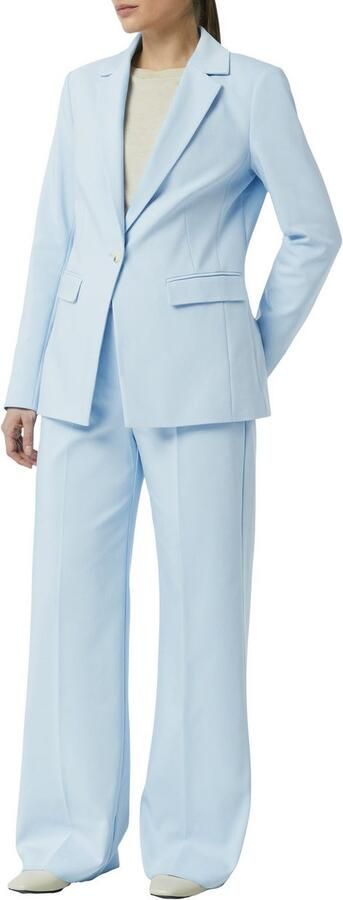 Comma Getailleerde blazer met klepzakken Blue Dames - Foto 2