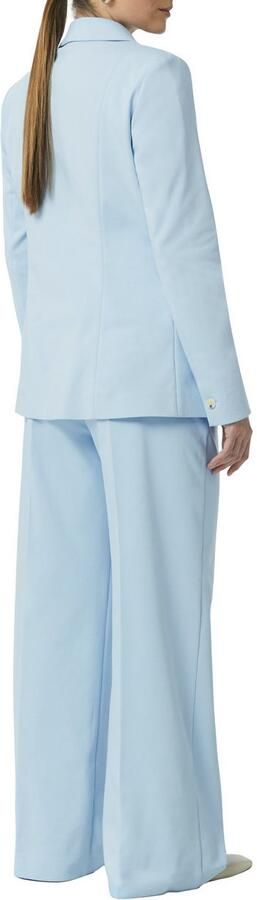 Comma Getailleerde blazer met klepzakken Blue Dames - Foto 3