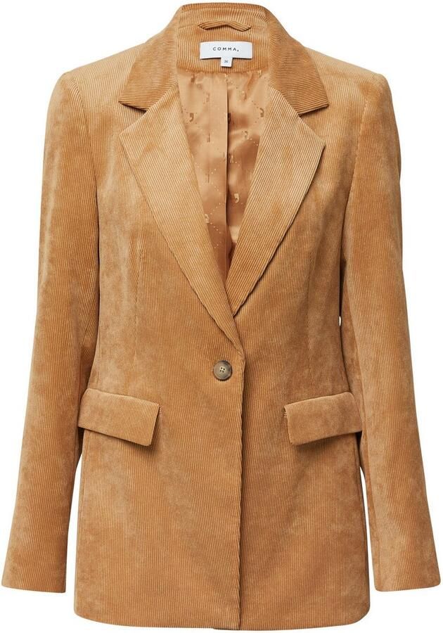 Comma Blazer met reverskraag