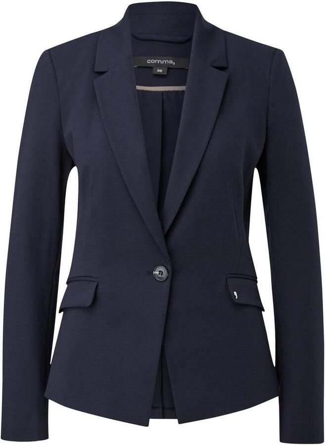 Comma Indoor blazer Stijlvol en comfortabel Blue Dames