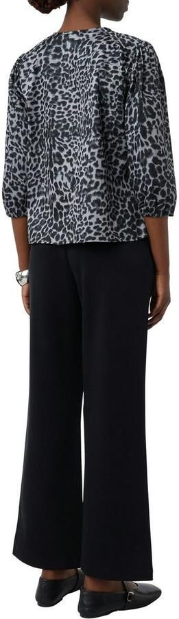 Comma Klassieke blouse met all-over luipaardprint - Foto 4