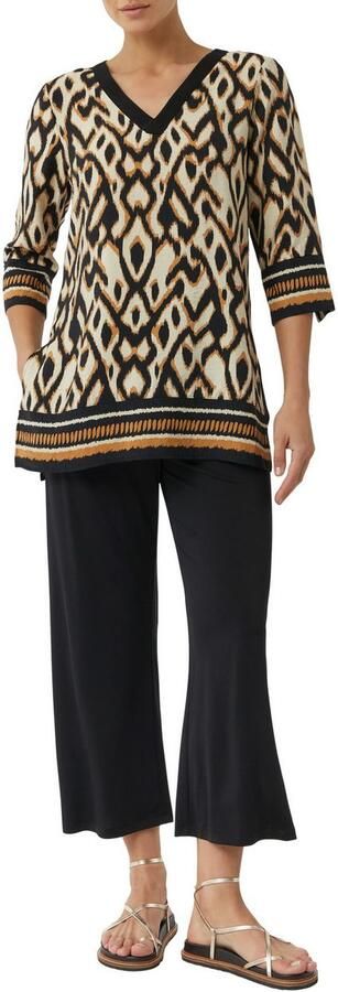 Comma Klassieke blouse met print all-over - Foto 2