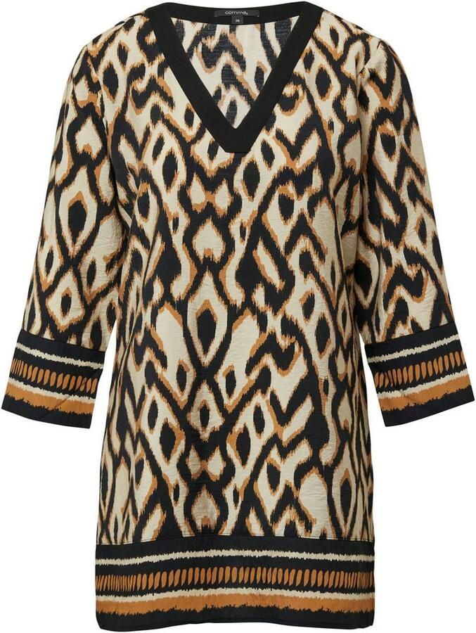 Comma Klassieke blouse met print all-over