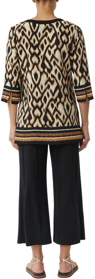 Comma Klassieke blouse met print all-over - Foto 3