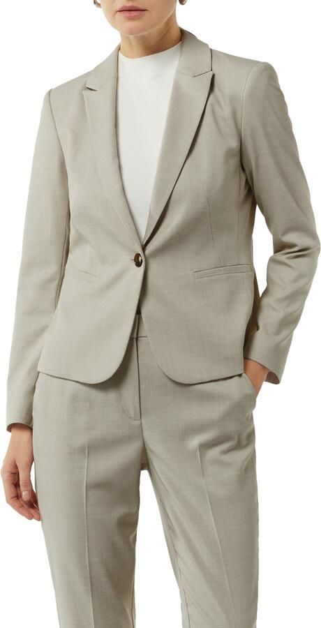 Comma Lange blazer met v-hals - Foto 6