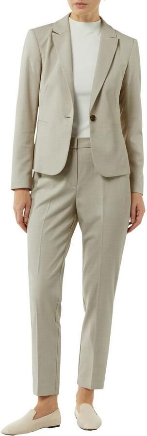 Comma Lange blazer met v-hals - Foto 5