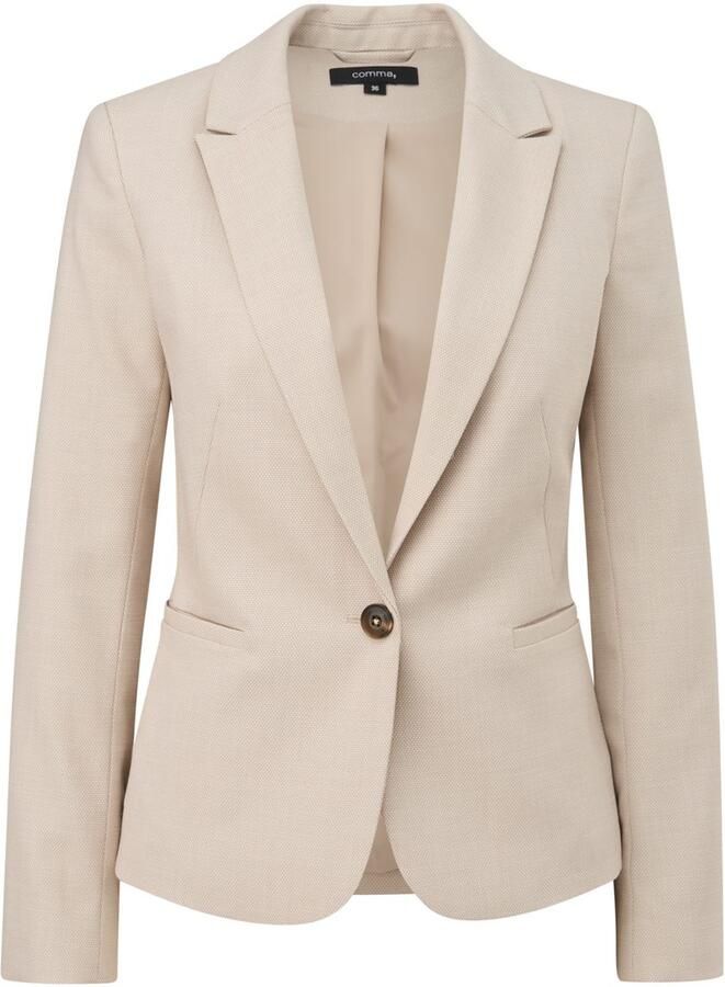 Comma Lange blazer met v-hals - Foto 2