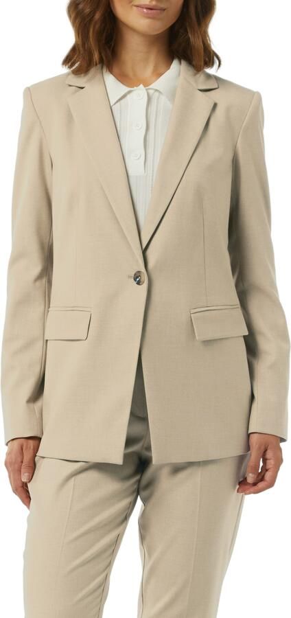 Comma Lange blazer met v-hals - Foto 4