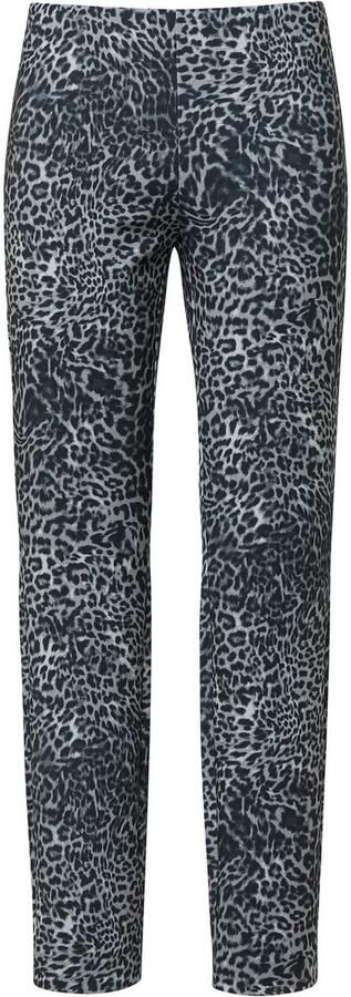 Comma Slim fit stoffen broek met elastische band - Foto 2