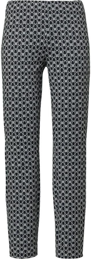 Comma Slim fit stoffen broek met elastische band - Foto 2