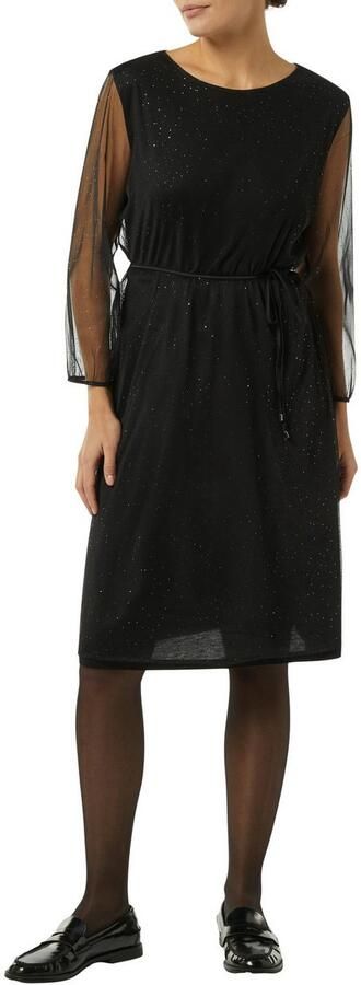 Comma Knielange jurk met siersteentjes - Foto 2