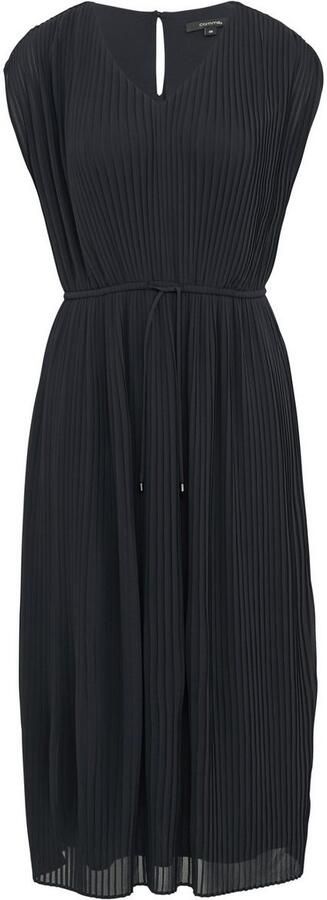 Comma Midi-jurk zonder mouwen en met koord