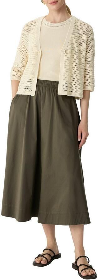 Comma Midirok met elastische taille - Foto 6