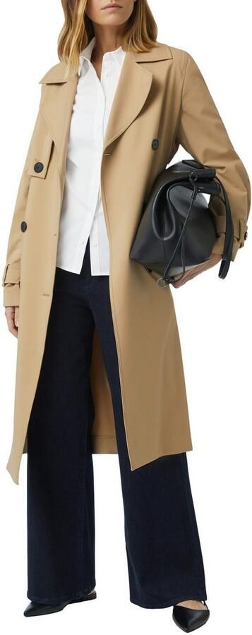 Comma Regular fit overhemdblouse met doorknoopsluiting - Foto 2