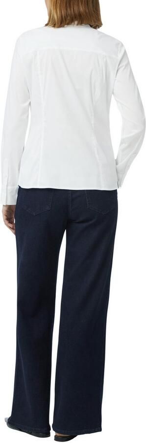 Comma Regular fit overhemdblouse met doorknoopsluiting - Foto 3