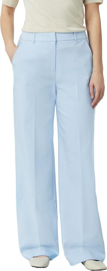 Comma straight regular waist pantalon lichtblauw - Foto 6