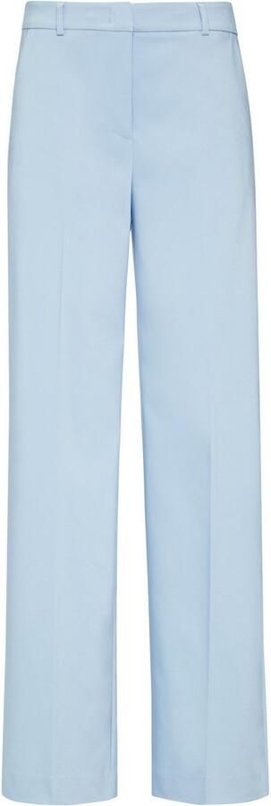 Comma straight regular waist pantalon lichtblauw - Foto 4