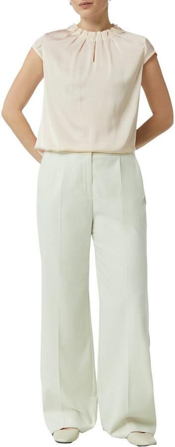 Comma Satijnen blouse met print all-over - Foto 2