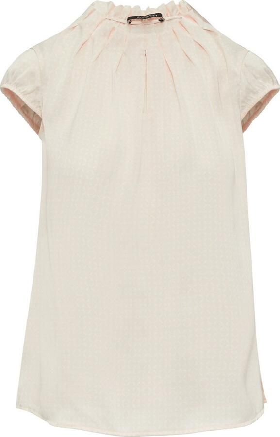 Comma Satijnen blouse met print all-over