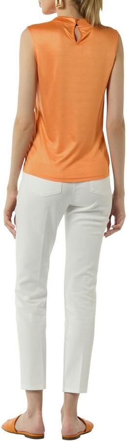 Comma Shirt met cascadehals mouwloos - Foto 2