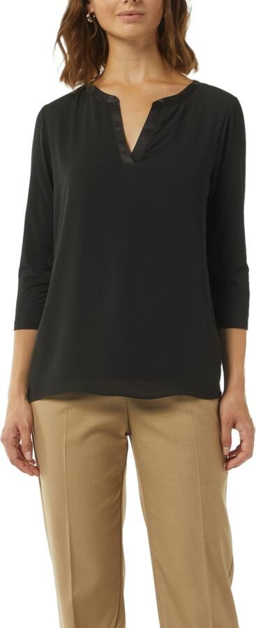 Comma Shirt met lange mouwen met 3 4 mouwen - Foto 5