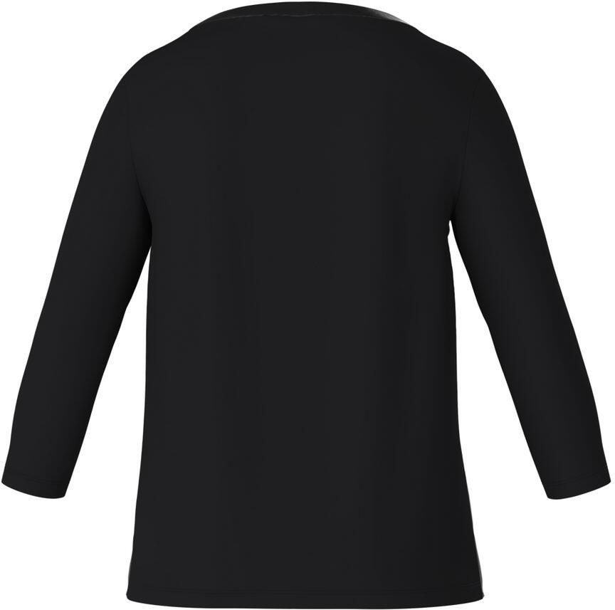 Comma Shirt met lange mouwen met 3 4 mouwen