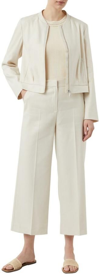 Comma Shirt met ronde hals met breitechnische details - Foto 2