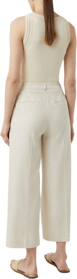 Comma Shirt met ronde hals met breitechnische details - Foto 3