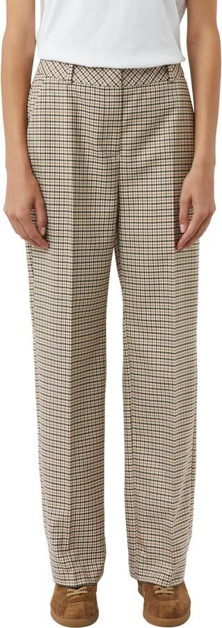 Comma straight regular waist casual broek beige - Foto 7
