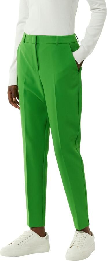 Comma Stoffen broek Zomerbroek met persplooi - Foto 4