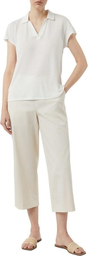 Comma T-shirt met aandeel linnen - Foto 2