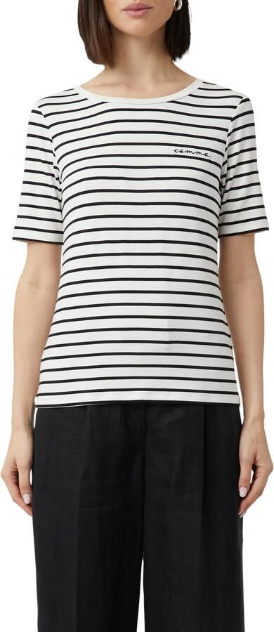 Comma T-shirt met geborduurd logo - Foto 6