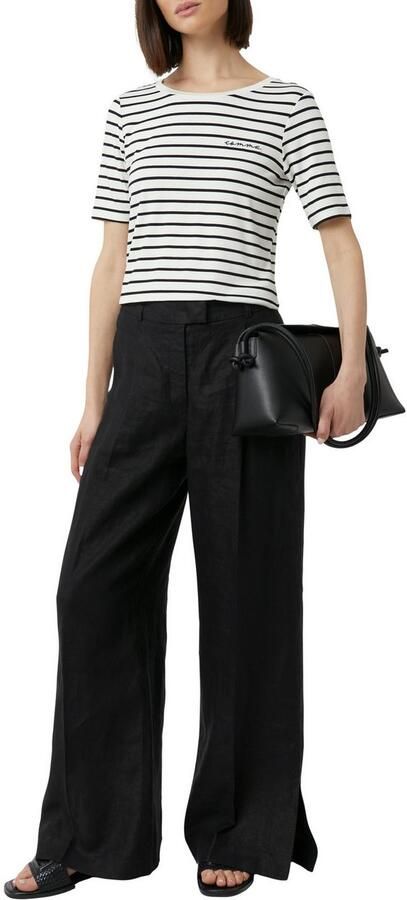 Comma T-shirt met geborduurd logo - Foto 4