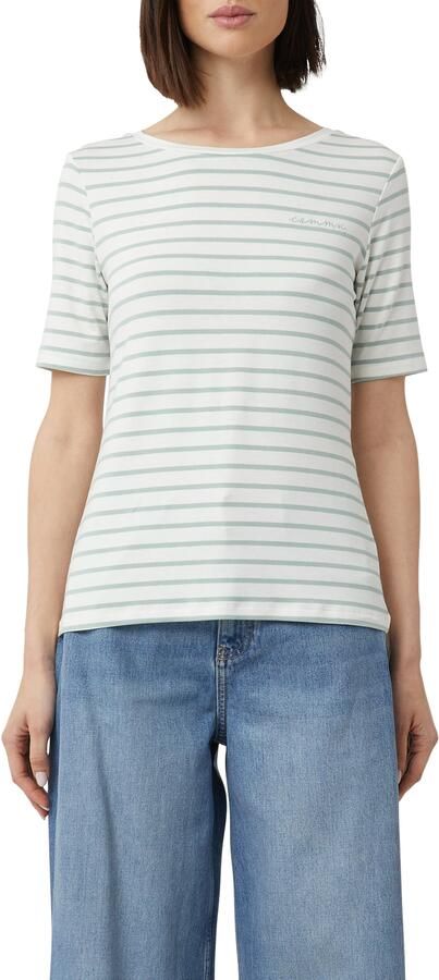 Comma T-shirt met geborduurd logo - Foto 4