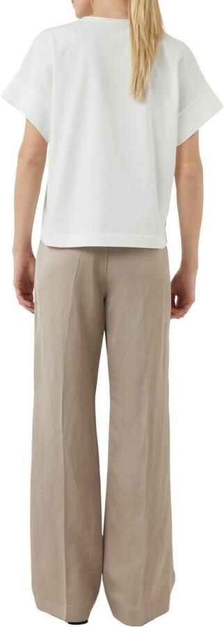 Comma T-shirt met ingesneden ronde hals - Foto 3