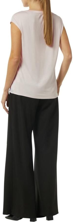 Comma T-shirt met satijnen strook - Foto 3