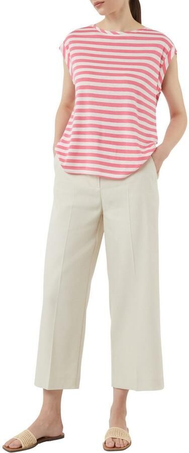 Comma T-shirt met streepmotief - Foto 2