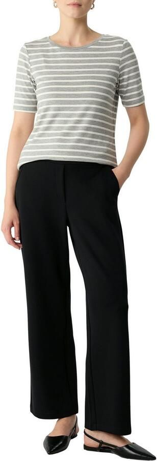 Comma T-shirt met streepmotief - Foto 4