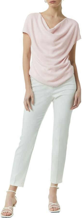 Comma T-shirt met stretchaandeel - Foto 2