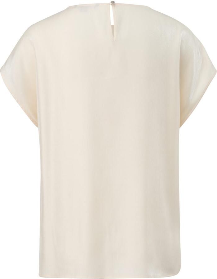 Comma T-shirt met uitsnijding aan de voorkant - Foto 3