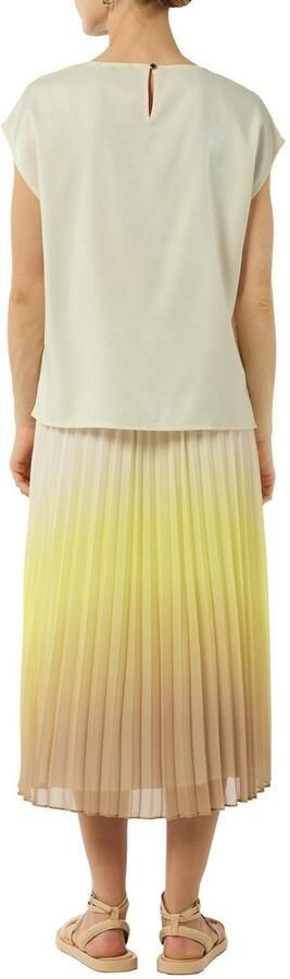 Comma T-shirt met uitsnijding aan de voorkant - Foto 4