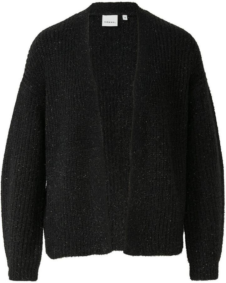 Comma Vest met glitterdraadjes zonder sluiting