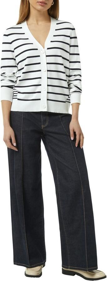 Comma Vest met v-hals en gestreepte look - Foto 2